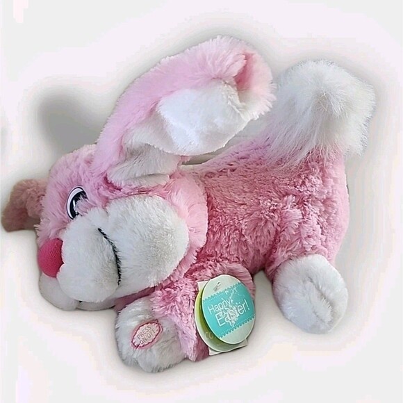 Dan Dee Singing Animated Plush Bunny Rabbit Pink Lights Peter Cottontail Easter - Picture 2 of 10